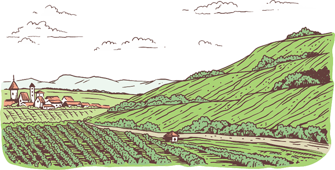 illustration of farm